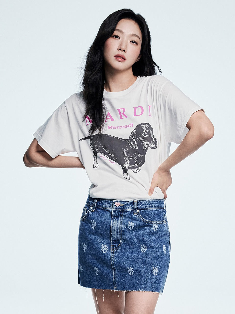 TSHIRT DDANJI_IVORY PINK