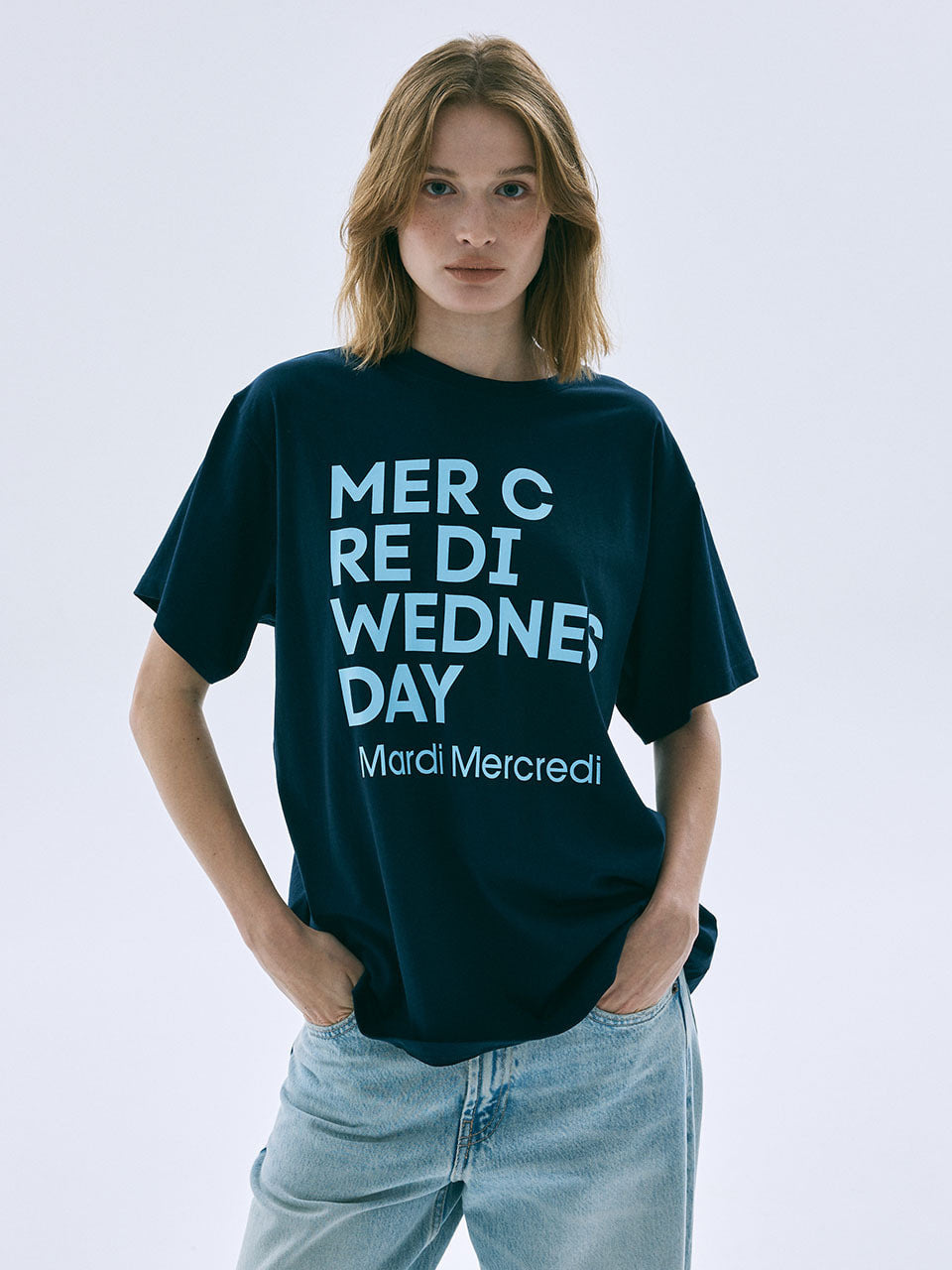TSHIRT DU MERCREDI_NAVY SKY