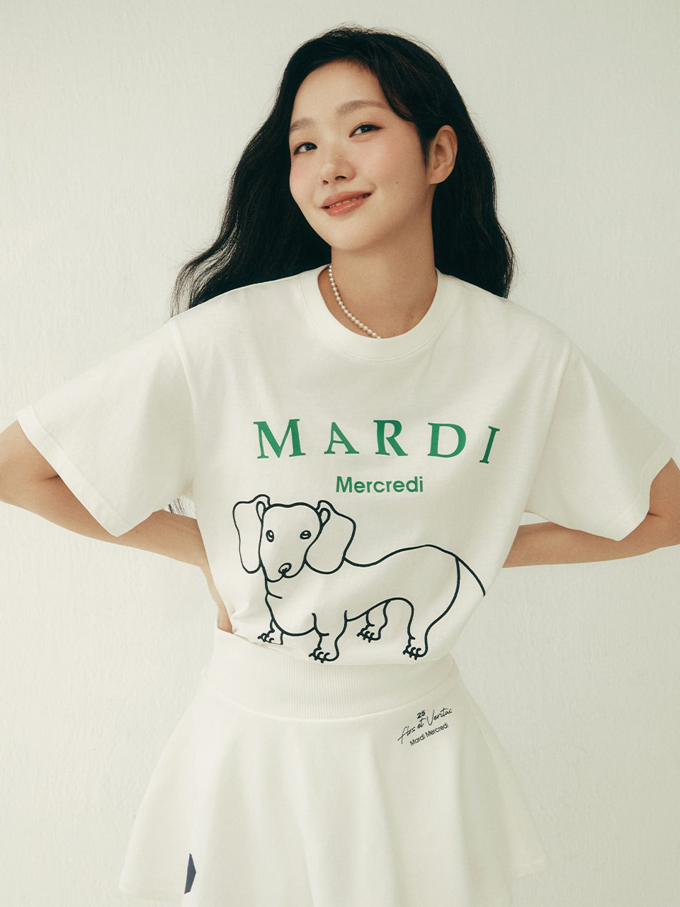 TSHIRT DDANJI CH.06_IVORY GREEN