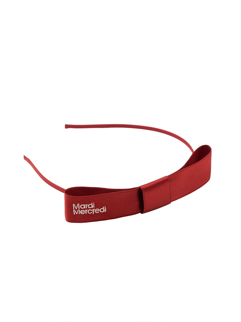 HAIR BAND RIBBON_RED