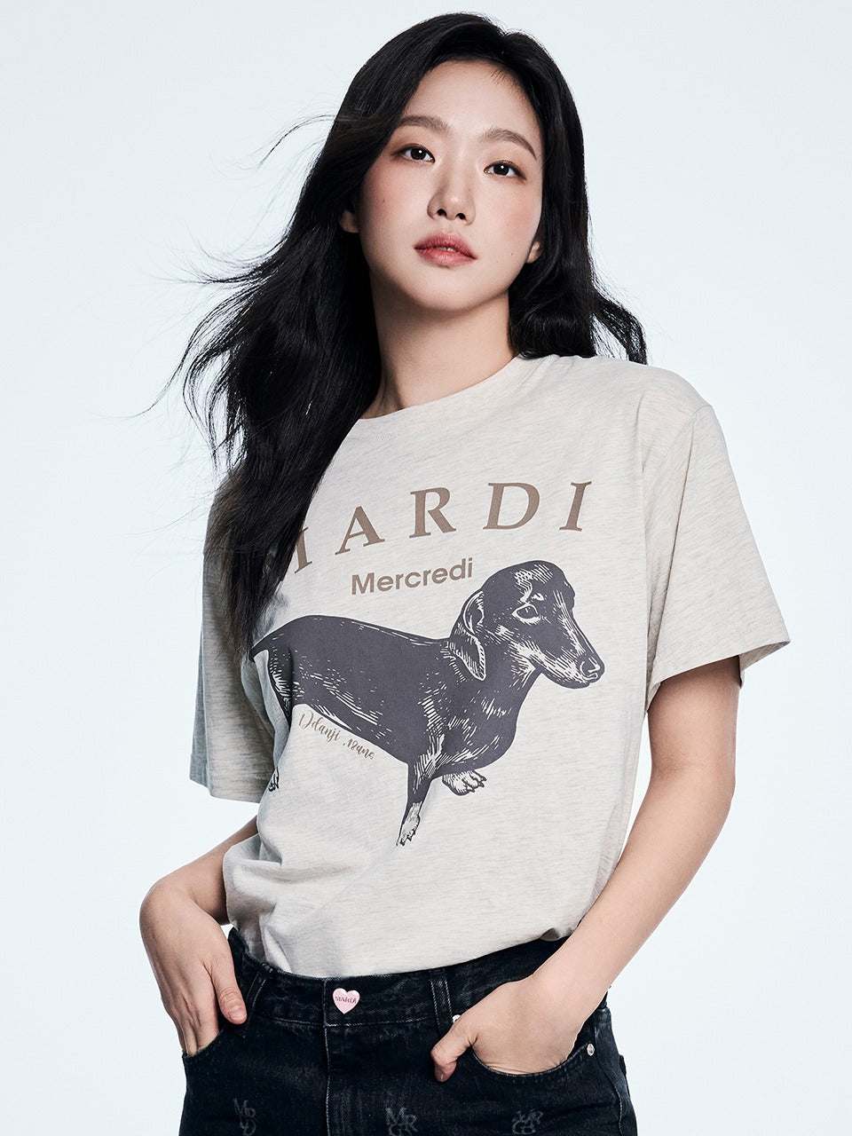 TSHIRT DDANJI_OATMEAL TAUPE