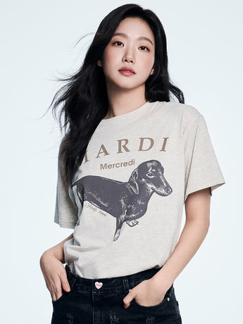 TSHIRT DDANJI_OATMEAL TAUPE
