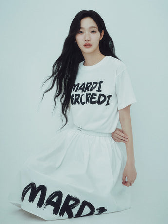 TSHIRT BRUSH LOGO_IVORY BLACK